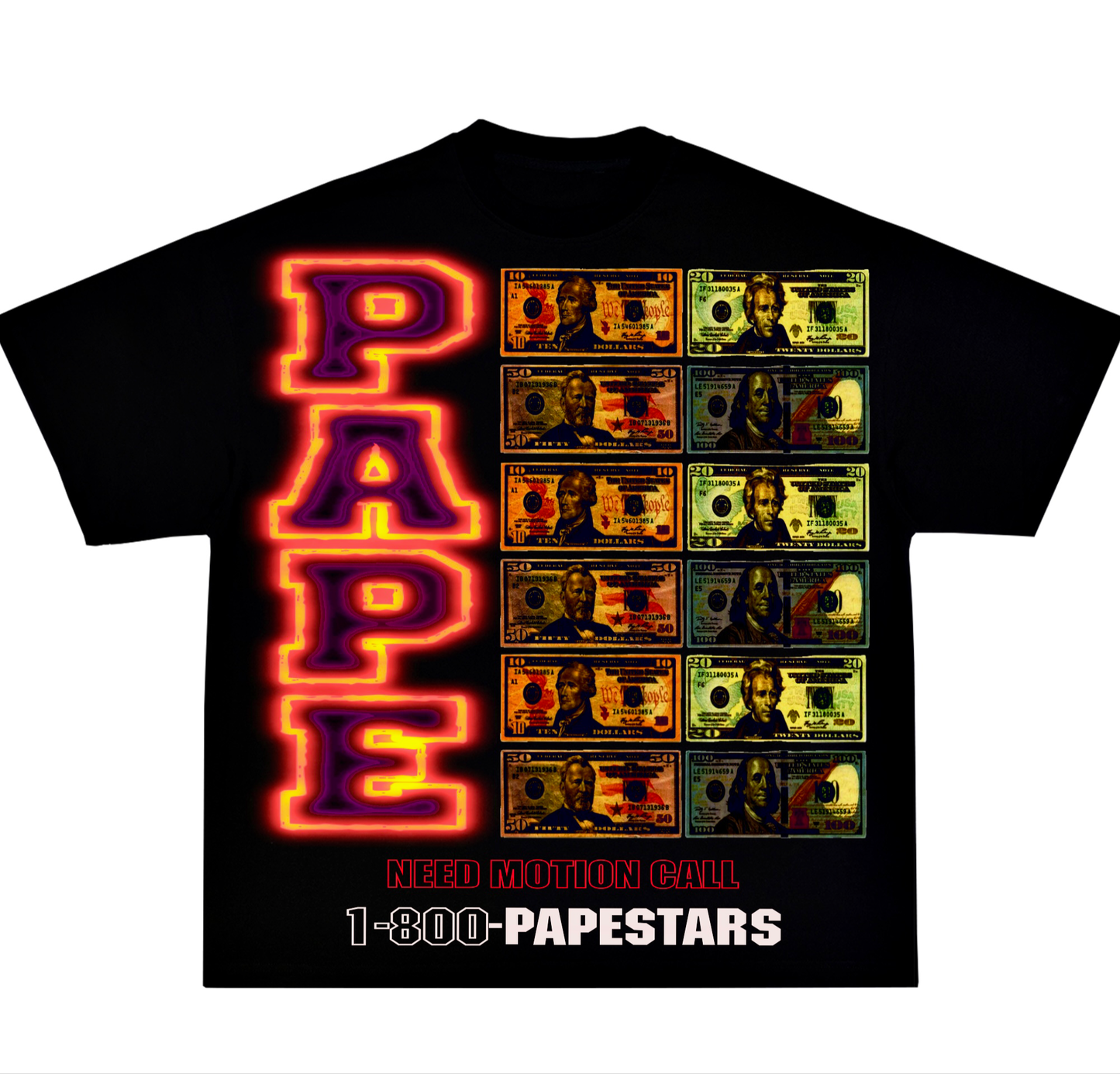 1-800-PAPESTARS Short Sleeve